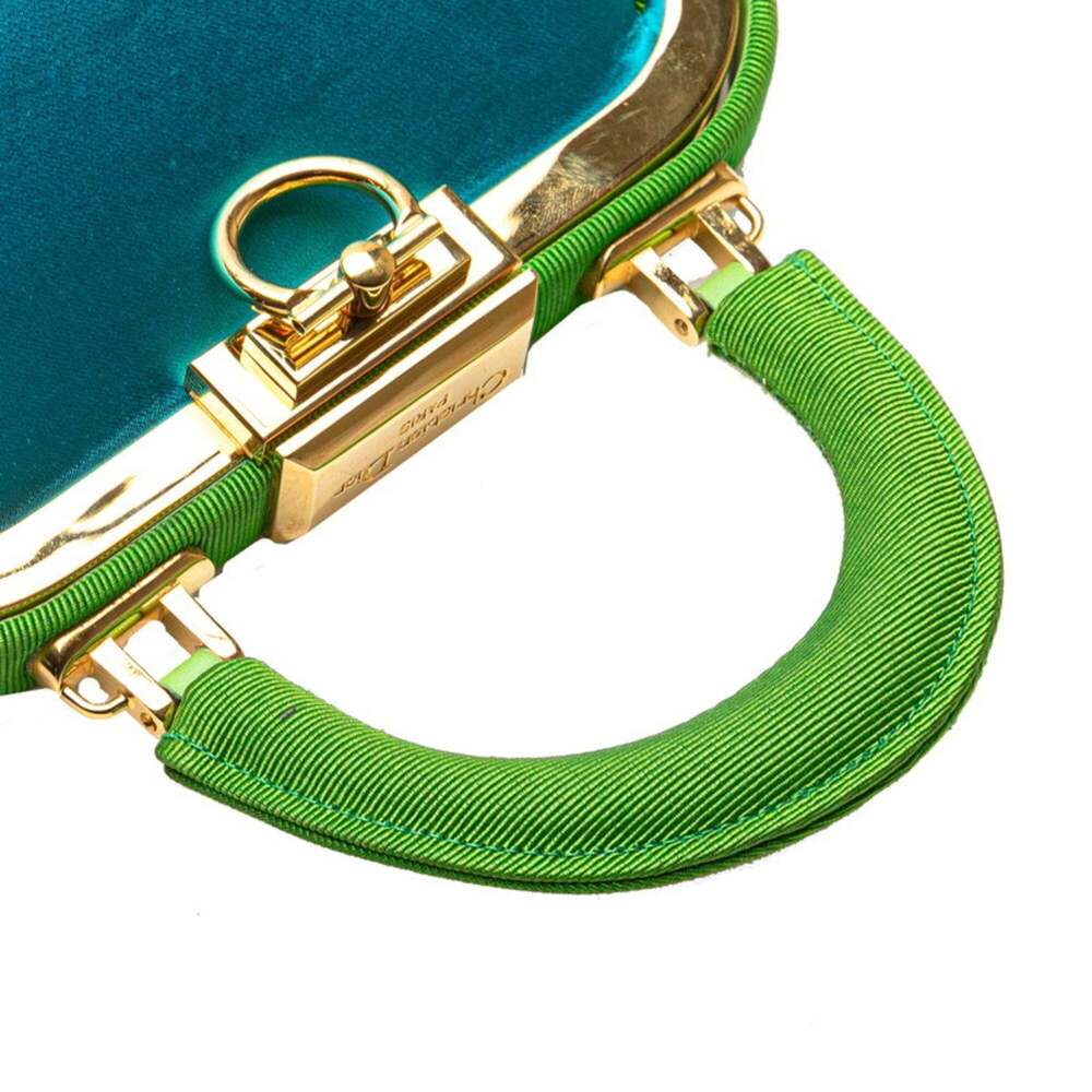 CHRISTIAN DIOR Blue Canvas Shoulder Bag - Picture 6 of 9